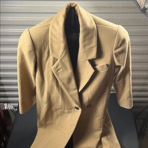 Adolfo Tan Trench Coat